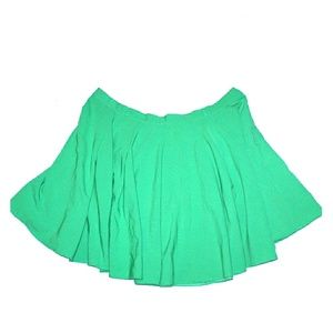 Green ASOS Curve Skater Skirt US size 16